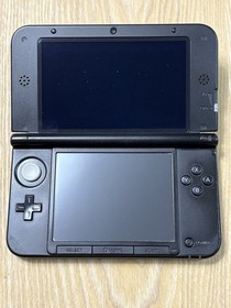 Nintendo 3DS LL Blue Black Console Stylus New Analog Stick FW 11.17 Japan