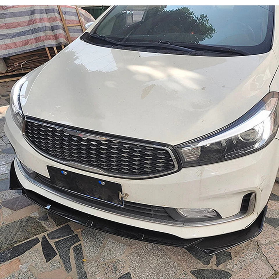 Add-on Universal Fit For Benz CLA250 CLA200 2019-2022 Front Lip Spoiler Splitter - Image 2 of 4