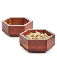 THE CELLAR Stackable Hexagon Bowls, Set of 2, Created for Macy's