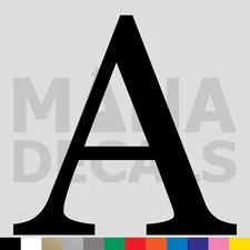 Alpha Vinyl Die Cut Decal Sticker - Greek Letter Symbol A