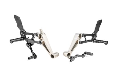 Gilles Tooling Trittbretter Verstellbar Factor-X Aprilia Tuono 660 2020-2023