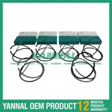 6X New D7E Piston Rings Set STD For Volvo EC240CL excavator