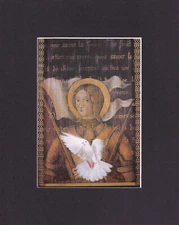 8X10" Matted Print Painting Art Picture: Cynthia von Buhler, Joan of Arc