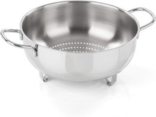 Scolapasta Barazzoni 22Cm in Acciaio Inox 18/10 Maniglie di Forma Tubolare