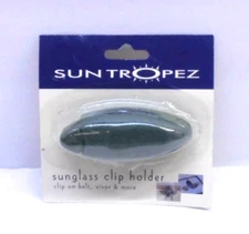 Sunglasses Clip Holder GREEN Car Truck Auto Visor