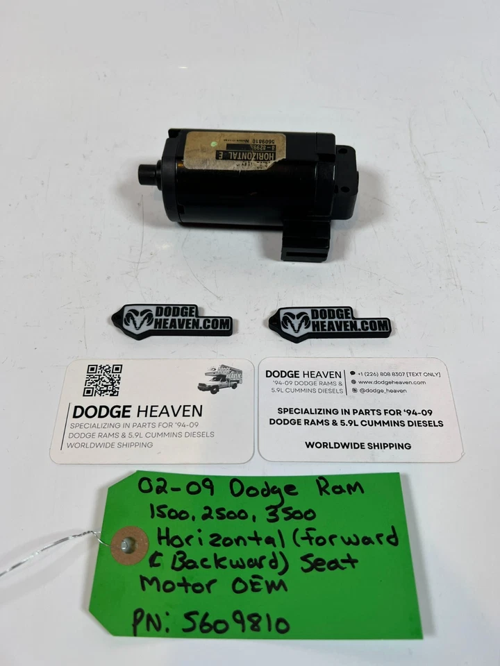 Dodge Ram 1500-3500 2002-2009 fabricante de equipos originales asiento horizontal motor adelante y atrás Foto 4 de 4