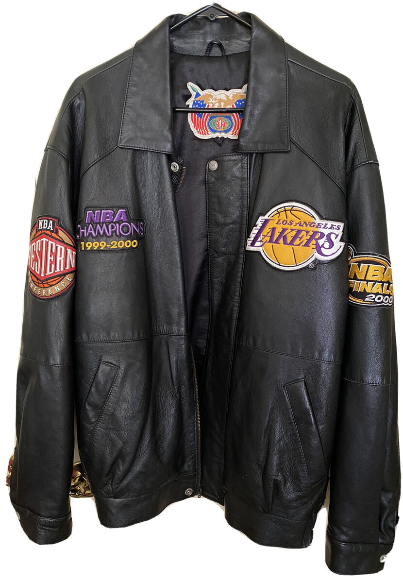 Jeff Hamilton 2000 NBA Champion Lakers Leather Jacket. Mens Jeff Hamilton 2000 NBA Champion Lakers Leather Jacket. Mens