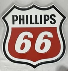 Phillips 66 Sign 18” Gasoline Gas Station Road Highway Mancave Garage Bar Vtg !