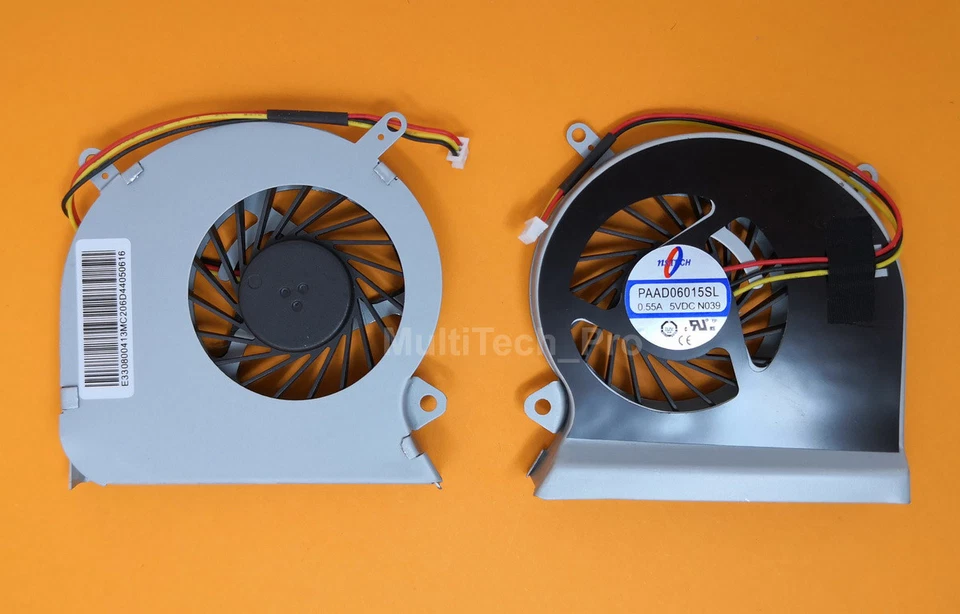 NSTECH Kühler CPU Lüfter MSI Gaming GE60 2PC Apache GE60 2PE Apache Pro Ventilator FAN