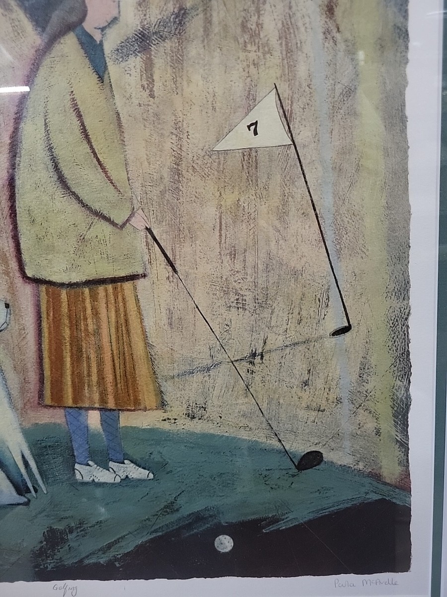 ポーラ マッカードル　Golfing 283/400 Paula McArdle - Signed Numbered Print 16
