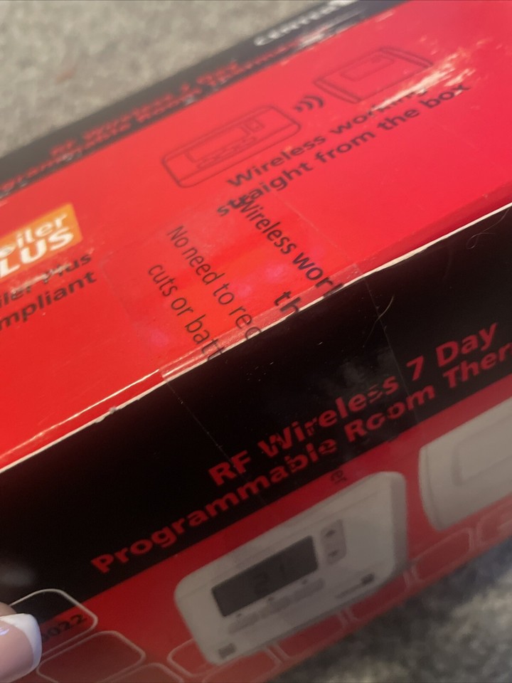 Center RF Wireless 7 Day Programmable Room Thermostat Boiler Plus eBay