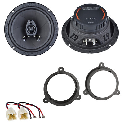 Ground Zero GZIF 6.5 16,5 cm Koaxial Einbauset für Dokker Lodgy Logan Sandero 2