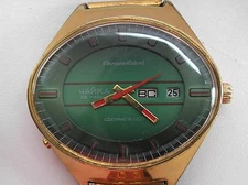 Chaika Stadium Grassy Ground Automatic watch 1980 Moscow Summer Olympics gold-pl
