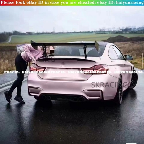 Real Carbon Fiber Rear Trunk GT Style Spoiler wing For BMW 14-17 F80 M3 F82 M4 - Picture 7 of 11