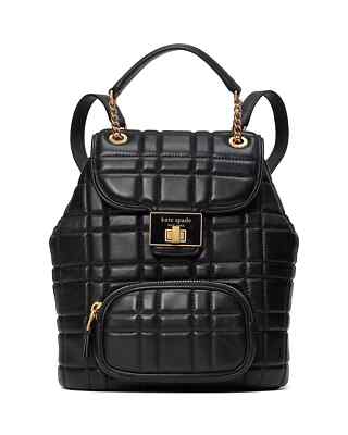 NWT$495 Kate Spade Evelyn Quilted Small Leather Backpack  display picture 1