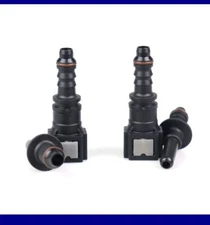 2 sets Nylon Fuel Line Quick Connect Release Hose Disconnect Hose 6.30mm SAE1/4