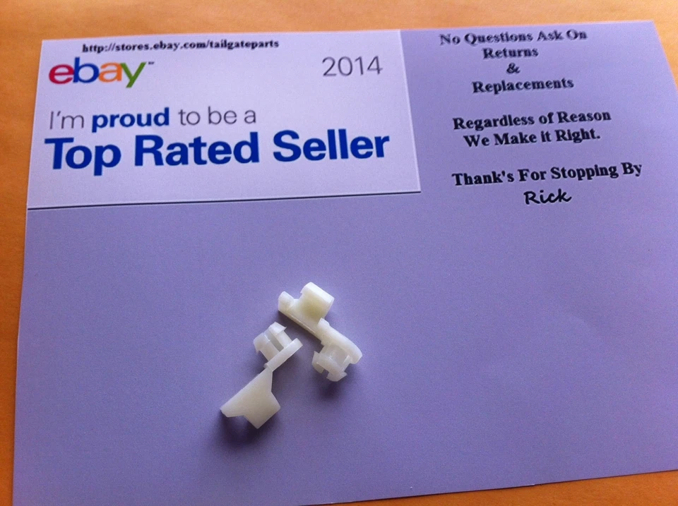 CHEVY Y GMC Clips de varilla de manija de portón trasero 1981 A 1998, 1-PAR TG-01 Foto 4 de 4