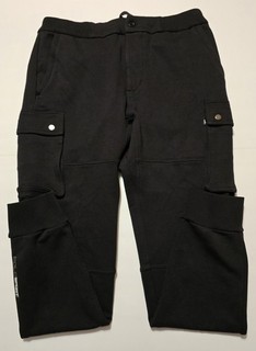 Pantalones deportivos Polo Ralph Lauren grandes de doble punto cargo negros