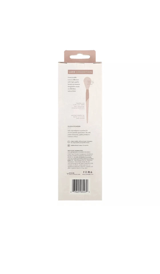 ECOTOOLS Luxe Collection Plush Pink Powder Makeup Cosmetic Brush 3223 - Image 2 of 3