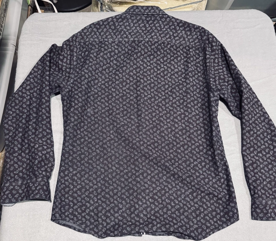 Camisa Heritage Report Collection Calce Ajustado Manga Larga Hombre’s M Estampado Paisley Foto 2 de 3