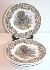 Churchill Myott Thanksgiving - Set of 4 Bread & Butter Plates