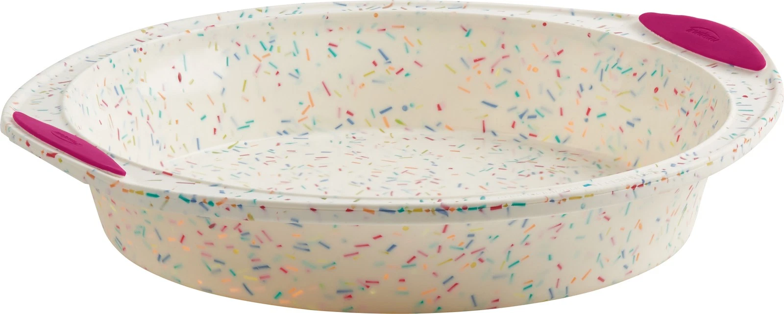 Trudeau Confetti Structure Silicone 9" Round Cake Pan, 05118557