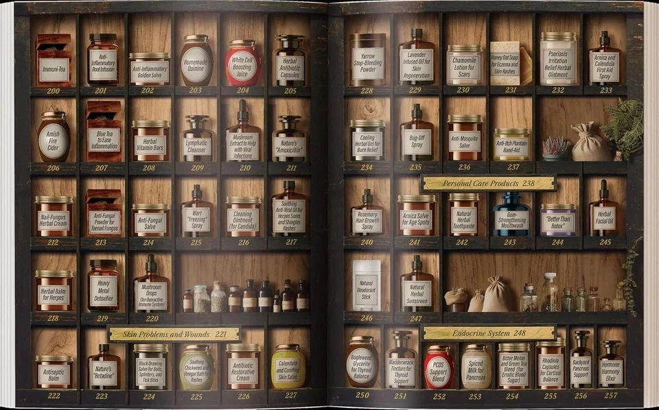 Forgotten Home Apothecary (paperback with color pictures) Foto 3 de 4