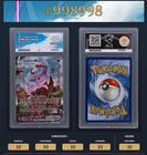 Espeon VMAX 270/264 Pokemon Fusion Strike Secret Rare - ACE 10 Perfect Subgrades