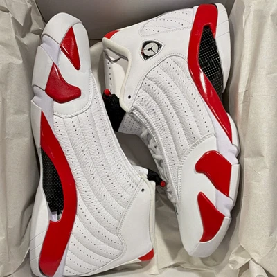 Jordan Air Jordan 14 ホワイト/レッド Jordan 14 Retro White Varsity Red for Sale | Authenticity