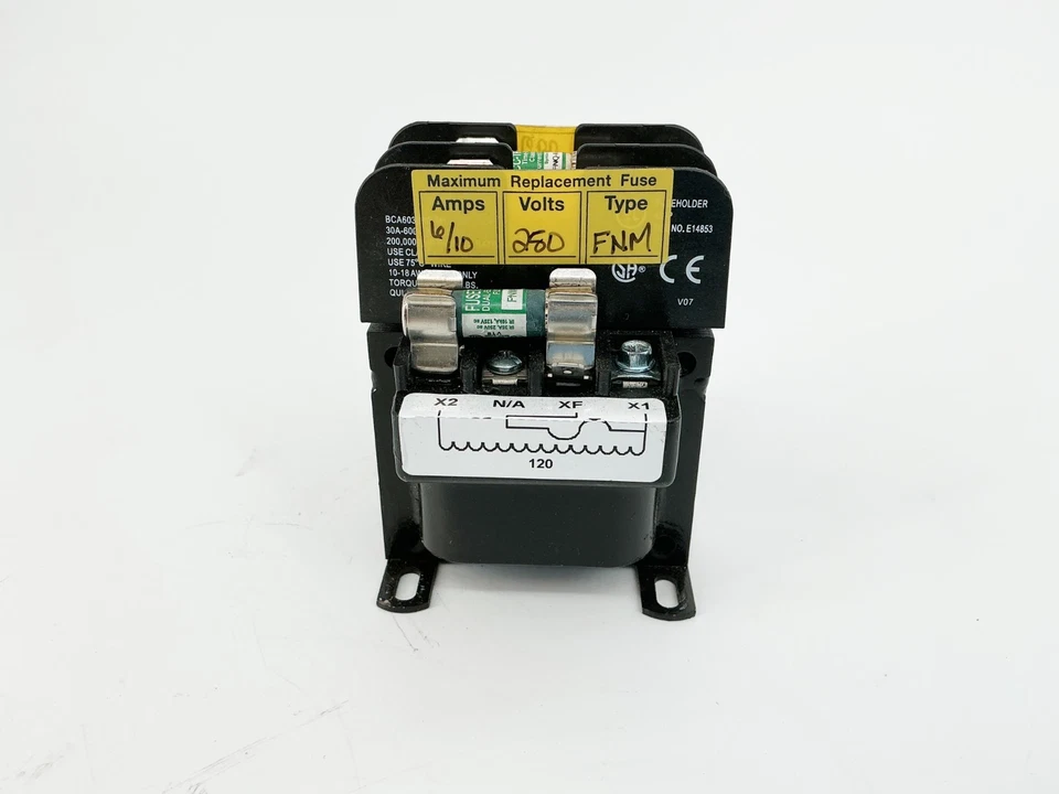 Terminales de par transformador ABB CCT50-600/120 a 16"LB 50VA 600V Foto 3 de 4