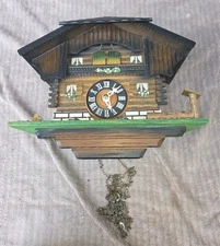 Hurbert Herr Chalet Style Cuckoo Clock - No Weights - No Pendulum