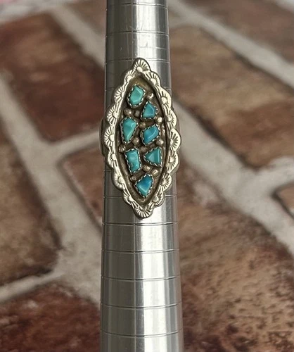 vintage sterling silver Signed G&L LEEKITY 9,5 Gram Size 7