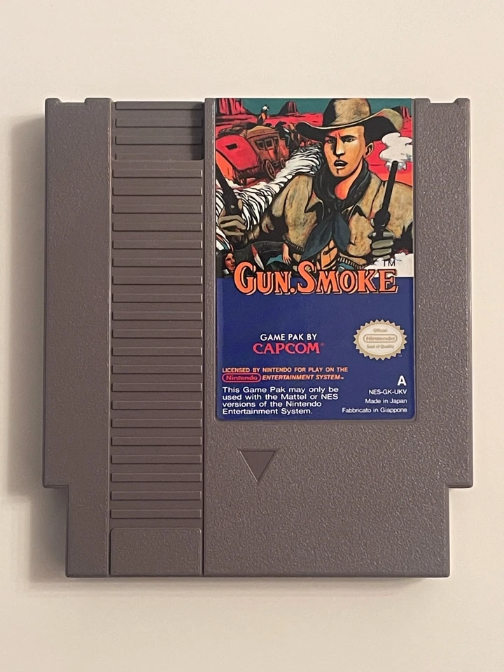 Gun. Smoke Nintendo NES Complete NTSC Cart & Manual - Image 2 of 4