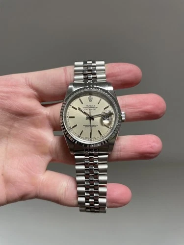 Set Vintage Beautiful Rolex watch face in Oyster Watch Case