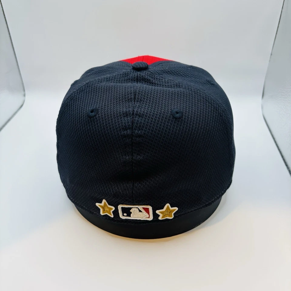 Boston Red Sox Hat Cap Fitted Mens 7 1/4 Red MLB Baseball 59FIFTY New Era - Image 3 of 4