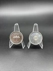Lucky Rips High Roller .999 Silver Coins.  One Is 3/4oz And The Other Is 1/2oz