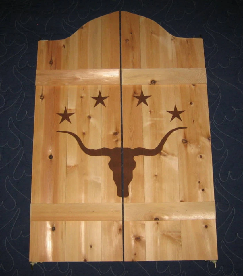 "Puertas batientes Bull Elk salón café ~ decoración rústica cabaña occidental hombre cueva 24-36""" Foto 3 de 4