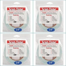 Scor-Tape/ Be Creative 1/4" (0.25") x 27 yards Double-sided Adhesive- 4 Roll Lot
