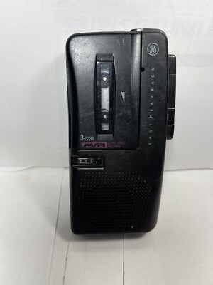 GE Fast Playback Auto Voice Micro Cassette Recorder AVR  3-5386B