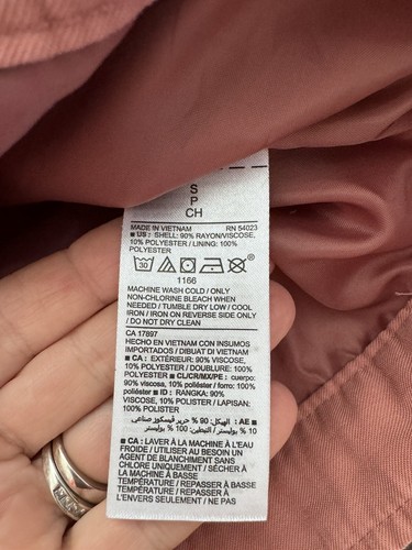 Old Navy Damen Sienna langärmelige Druckknapp-Taschenjacke Gr. S (H1) - Bild 7 von 10