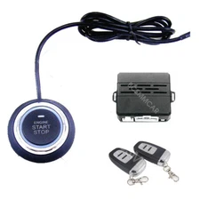 Keyless Entry Car Engine Ignition Start Stop Switch Remote Control Alarm System