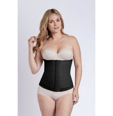Magic Waist Trimmer Body Shaper Corset Firm Control Powernet Shapewear 3 HOOK