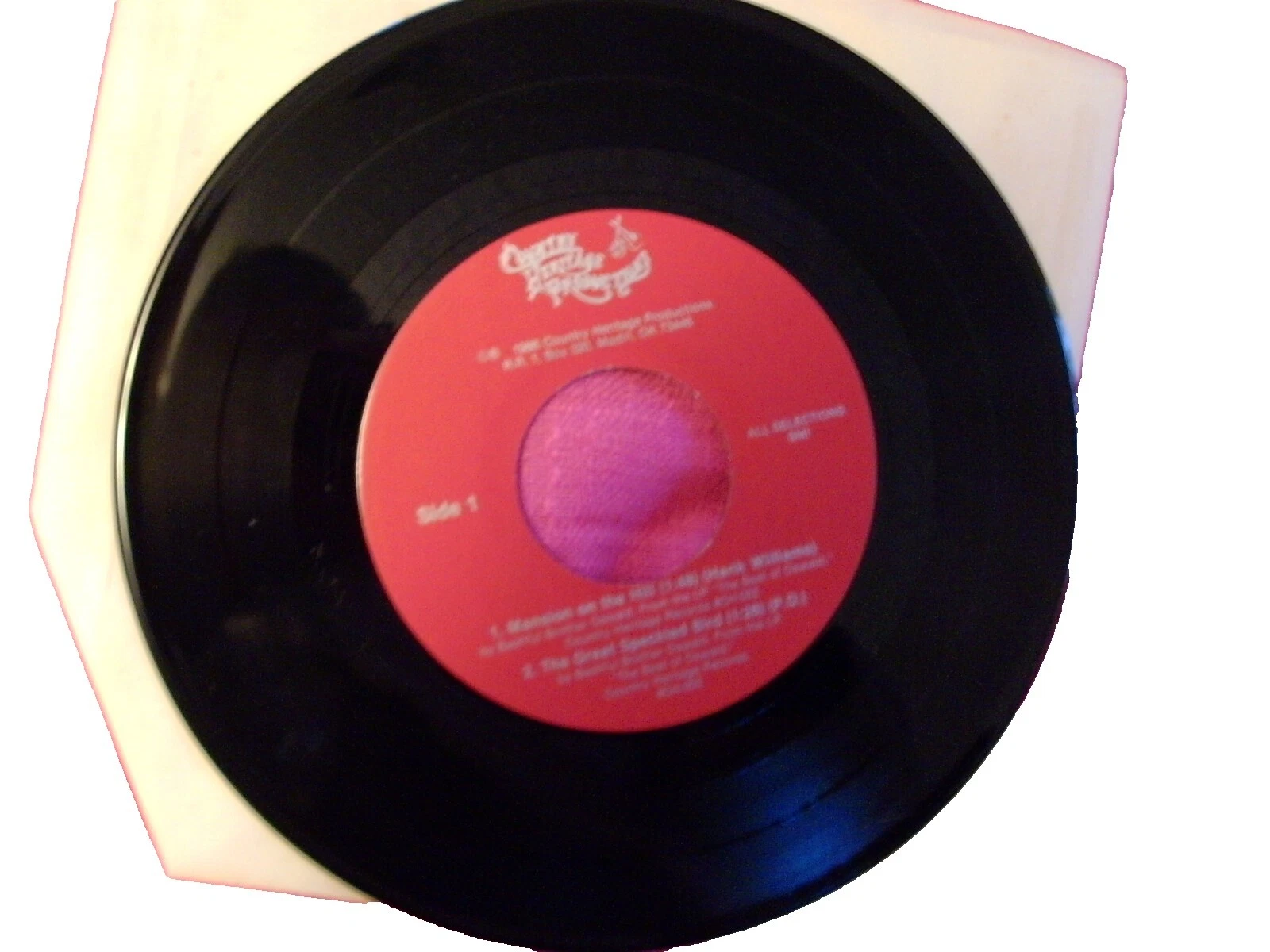 Early country Velocidad de 45 RPM Discos de Vinilo