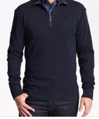 burberry half zip pullover