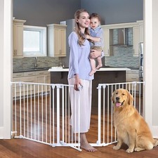 Tokkidas 24.4 -80 Auto Close, Extra Wide Dog Gate or Baby Gate with easy open