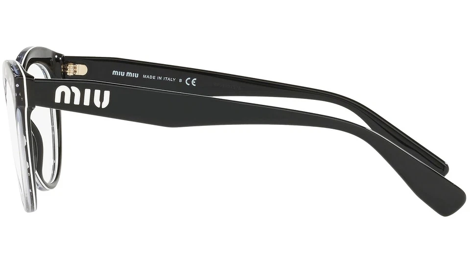 Nuevas gafas auténticas MIU MIU MU04RV 1381O1 estrellas negras/blancas 51/17/140 mm Foto 3 de 4