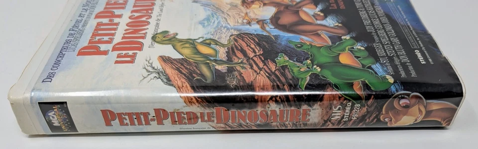 Petit-Pied le Dinosaure VHS (1988) - NTSC - French - VG (Tested) - Image 3 of 4