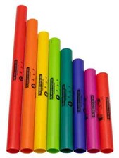 Boomwhackers C Major Diatonic Scale Set with Octavator Caps 8-Pack