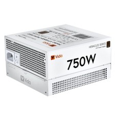 Image of VIDA 750W PSU 80 Plus Bronze Power Supply PC ATX 14CM Fan 4x PCI-E White