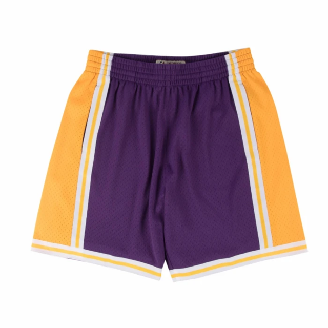 throwback lakers shorts
